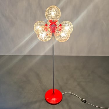 Space Age Plastic & Glass Floor Lamp, Germany 