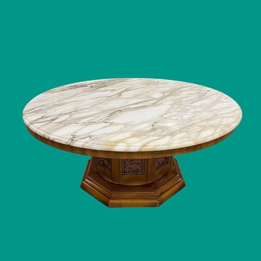 LOCAL PICKUP ONLY ———— Vintage Marble Coffee Table 