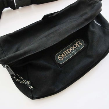 90s Jandd Mountaineering Black Fanny Pack - Jandd Santa Barbara