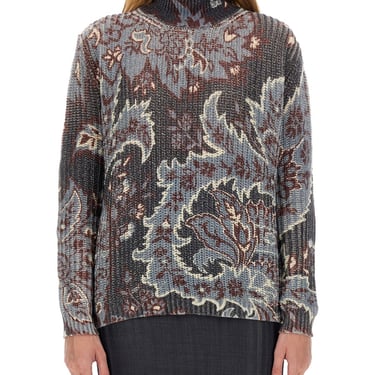 Etro Women Printed Wool Sweater