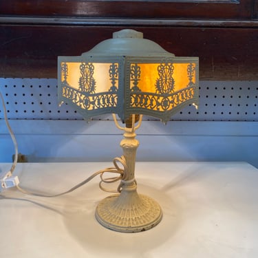 Antique c. 1920 Boudoir Table Lamp