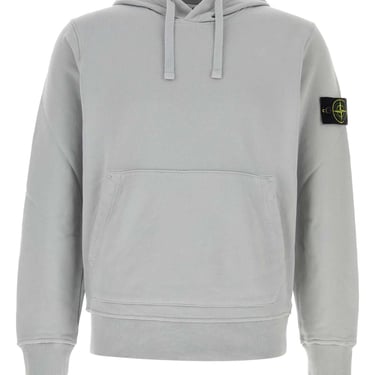 Stone Island Men Grey Cotton Sweatshirt