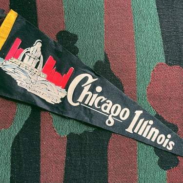 Vintage Chicago Travel Pennant (1960’s)