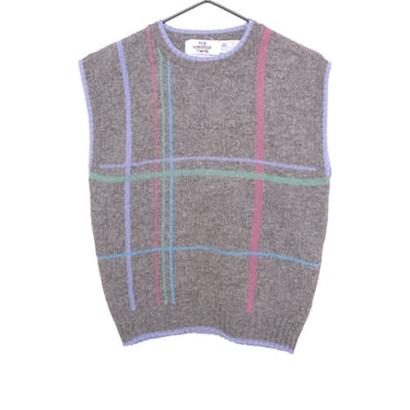 Old Time Mock And Roll Sweater Vest