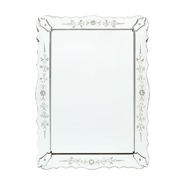 Art Deco Period Venetian Mirror