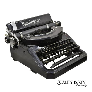 Antique Remington Noiseless 8 Typewriter Black E15259