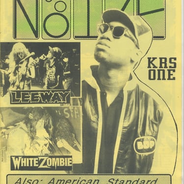 Vintage The Village Noize "Issue #7" Leeway KRS One Fanzine