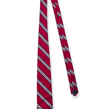 Vintage BROOKS BROTHERS Silk Necktie ~ Repp Stripe ~ Preppy ~ Ivy Style ~ Trad ~ Tie 