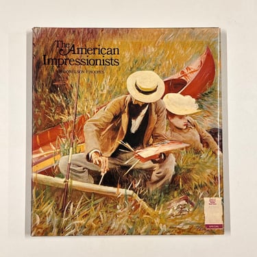 1970’s Vintage Art Book The American Impressionists by Donelson F Hoopes 