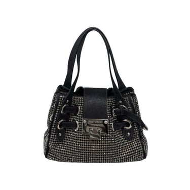 Jimmy Choo Black Rhinestone Purse