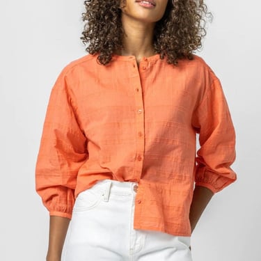 Lilla P | Bracelet Sleeve Drop Shoulder Buttondown