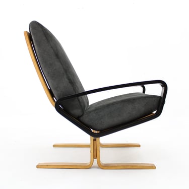 1970s Ludvik Volak Armchair by Drevopodnik Holesov, Czechoslovakia 