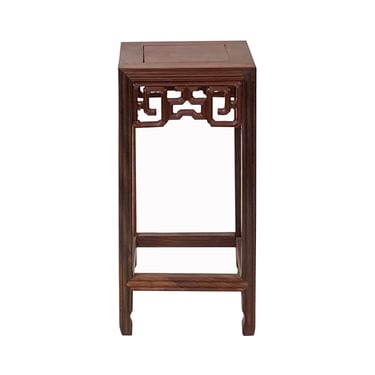 3" Chinese Brown Wood Square Tall Table Top Stand Display Easel ws2914AE 