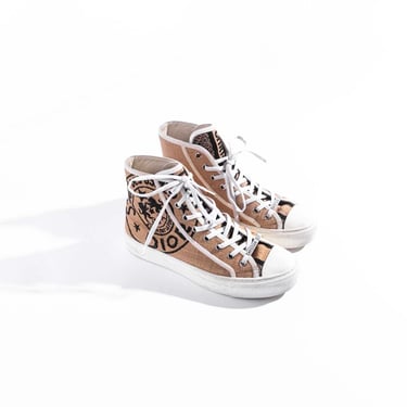 DIOR Canvas High Top Sneakers (Sz. 38)