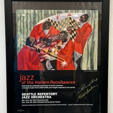 Jacob Lawrence Jazz Poster