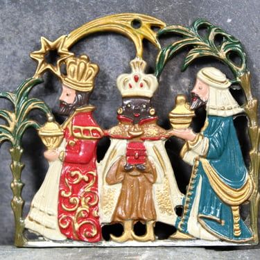 Vintage Three Wise Men Christmas Ornament | Circa 1970s/1980s 