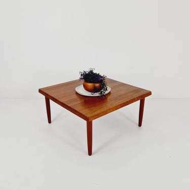 Danish Teak solid coffee table/ side table By Niels Bach for Randers Möbel, 1960s 