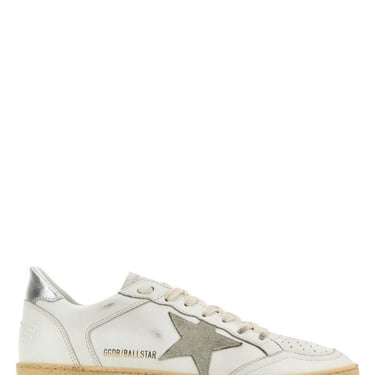 Golden Goose Deluxe Brand Woman White Leather Ball Star Sneakers