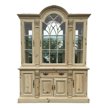 Link Taylor by Lexington Bleached Pine China Cabinet 