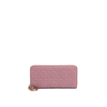 Dior Lady Dior Leather Wallet Women