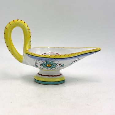 vintage Genie lamp Candle Holder made in Italy 