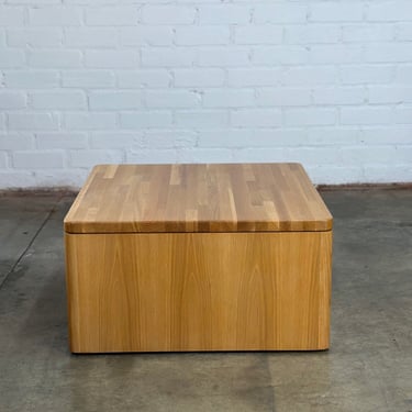 Modern Oak Coffee Table with Rounded Corners - On Sale 
