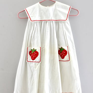 Vintage 1950s Strawberry Dress