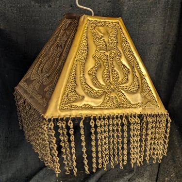 Perforated Brass Light Shade