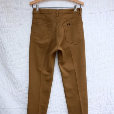 70s Lee Prest Olive Green Ochre Trousers Pants Jeans Women's S 