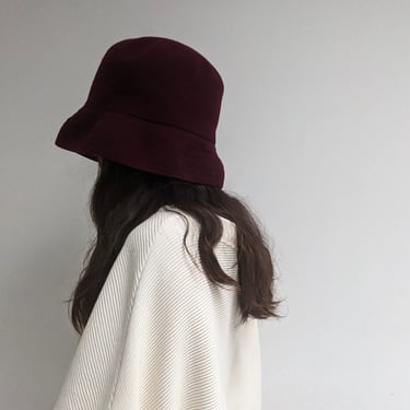 Vintage Kangol Merlot Wool Bucket Hat