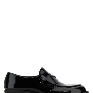 Prada Man Black Leather Loafers