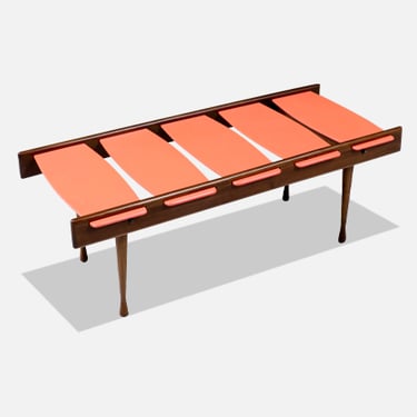 Mid-Century Modern Two-Tone Lacquered Coffee Table