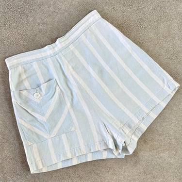 Hey There Sailor 40s Striped Shorts