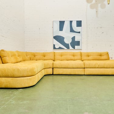 Prima Double Bumper Sectional 4 Piece
