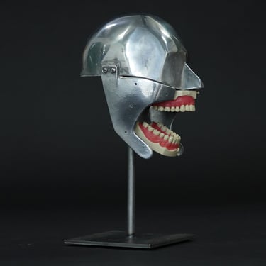 Vintage Aluminum Dental Phantom (Head D)