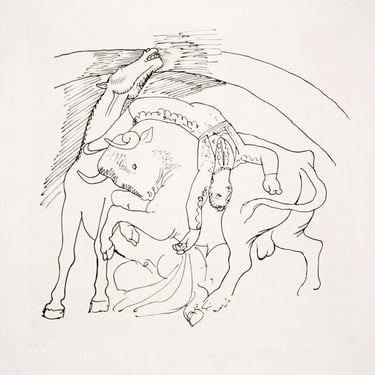 Taureau et Cheval, Pablo Picasso (After), Marina Picasso Estate Lithograph Collection 