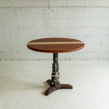 Round Hardwood Table