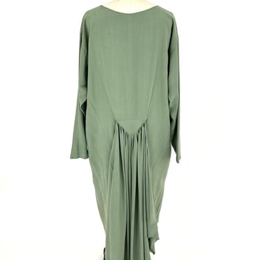 Sage Sandwash Silk Dress