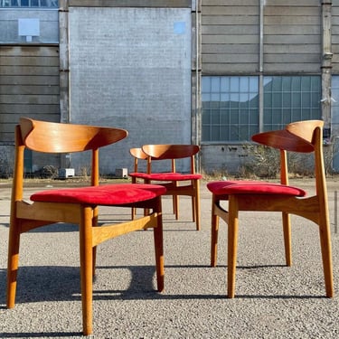 Danish Modern Teak Dining Chairs set of 4 