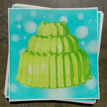 Radioactive Jell-O Print