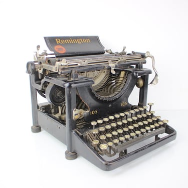 Typewriter/ Remington 10S USA, 1920s / Vintage Typewriter / Black Colour / 