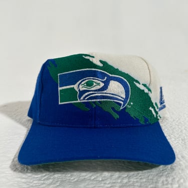 Vintage Seattle Seahawks Splash Sports Specialties Snapback Hat
