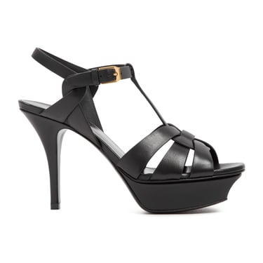 Saint Laurent Leather Tribute Sandals Women