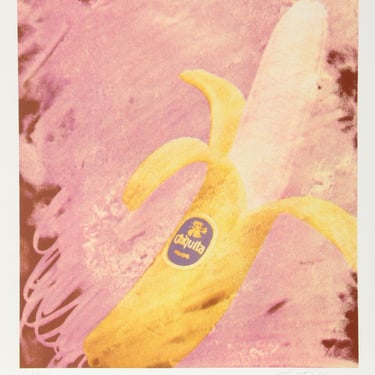 Mimmo Rotella - Chiquita Screenprint, 1979 Pop Art Signed Print 