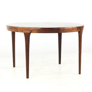 Kofod Larsen for Faarup Mobelfabrik Mid Century Rosewood Dining Table with 2 Leaves - mcm 