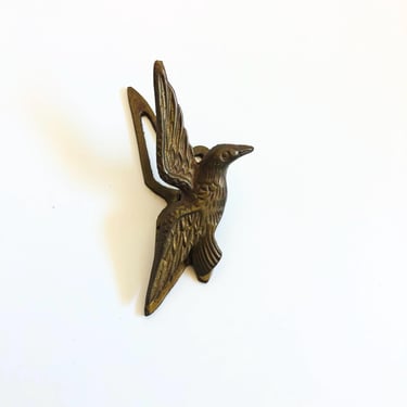 Brass Hummingbird Clip 