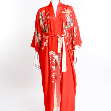 Floral Silk Kimono