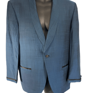 1960's Blue Suit Jacket Chest 42&quot;