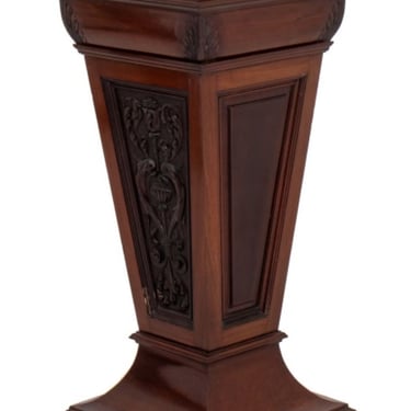 Victorian Style Mahogany Pedestal, 20th C