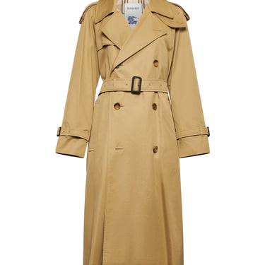 Burberry Women Beige Castleford Long Trench Coat